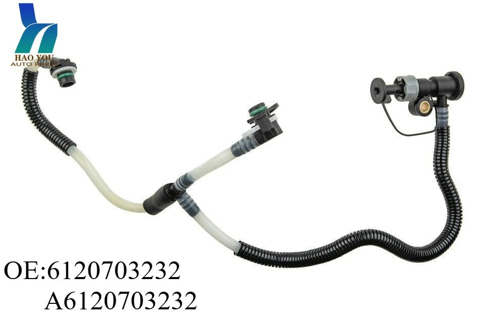 

6120703232 Auto Parts Fuel Injector Outlet Return Pipe For Mercedes Mercedes C209 W203 S203 W210 W461 W163 A6120703232