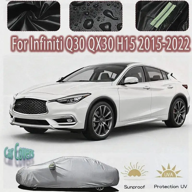 For Outdoor Protection Waterproof Full for Infiniti Q30 QX30 H15 Sunshade Dustproof Exterior Accessories Car Covers