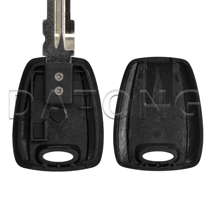 Datong World Replacement Transponder Chip SIP22 Blade Car Key Shell Case For Fiat 500 Ducato Bravo Punto