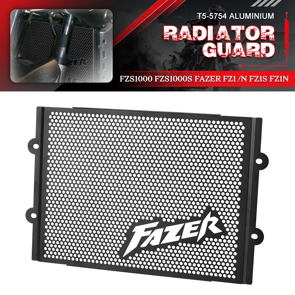 FOR YAMAHA FZS1000 FAZER 2001 2002 2003 2004 2005 Motorcycle Radiator Guard Protector Grille Cooler Cover Water Tank Protection