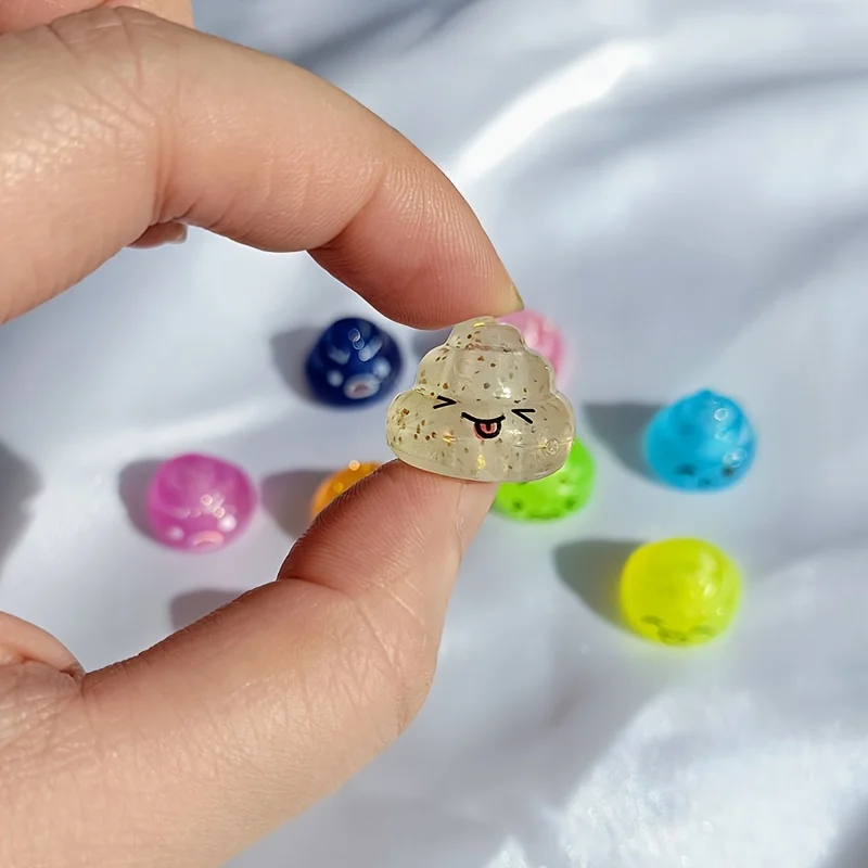 10PC of Creative Feces Decoration Set - Colorful Feces Toys, Feces Decorations Ornament