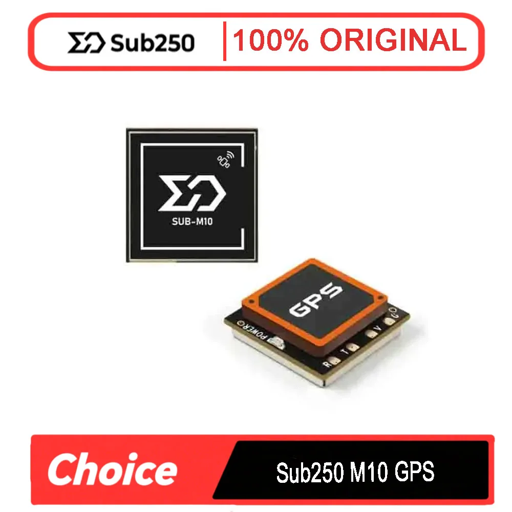 

Sub250 M10 GPS Chip - 3.3V-5V M10 Series High-Precision GPS Module Chip for Drone/RC Vehicle/LBS Devices