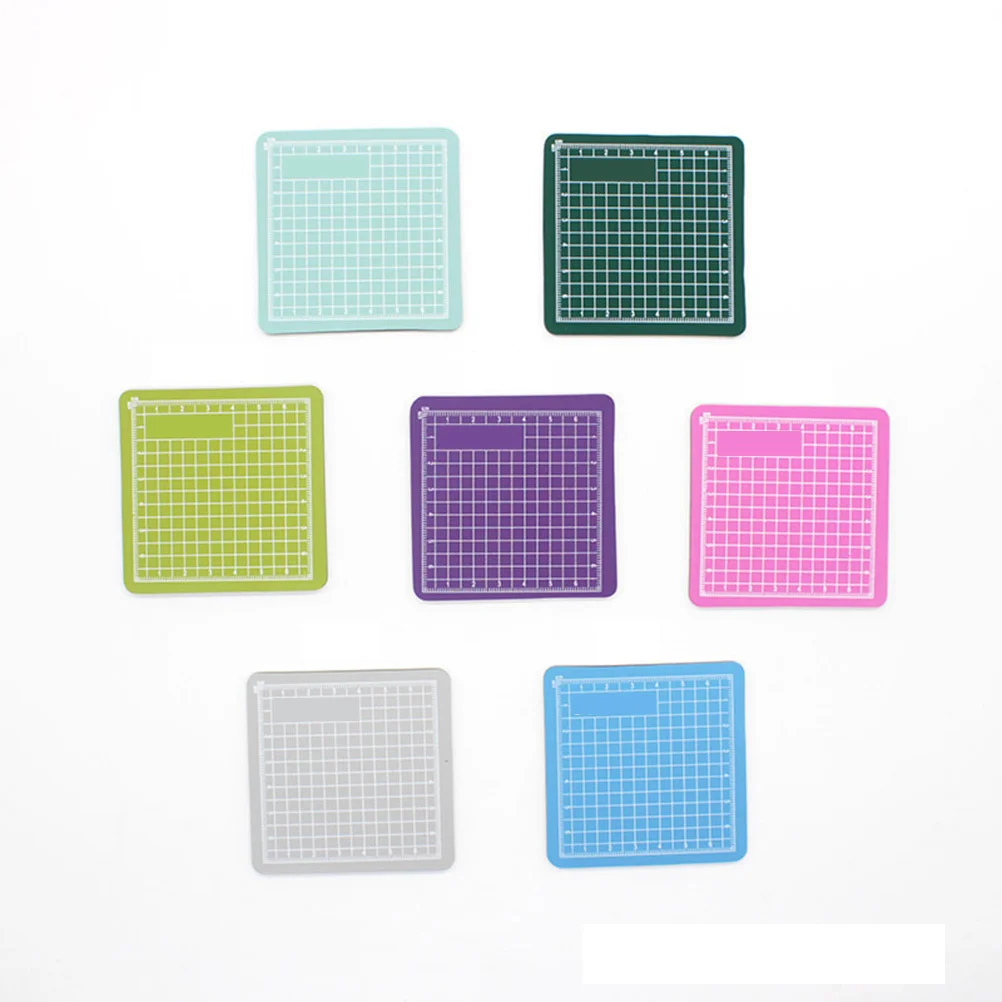 8X8Cm النعناع الأخضر الذاتي شفاء قطع حصيرة عكسها بولي كلوريد الفينيل اصطف لوحة للحرف الخياطة وسادة النسيج حامي أداة