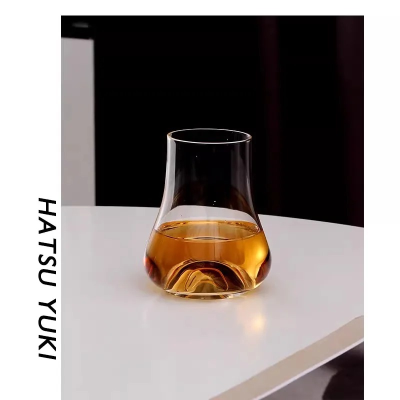 The Shallow Tumbler whisky glass  Wine Glasses Smelling Glass Cup Crystal Whiskey Barware for Liquor Scotch Bourbon