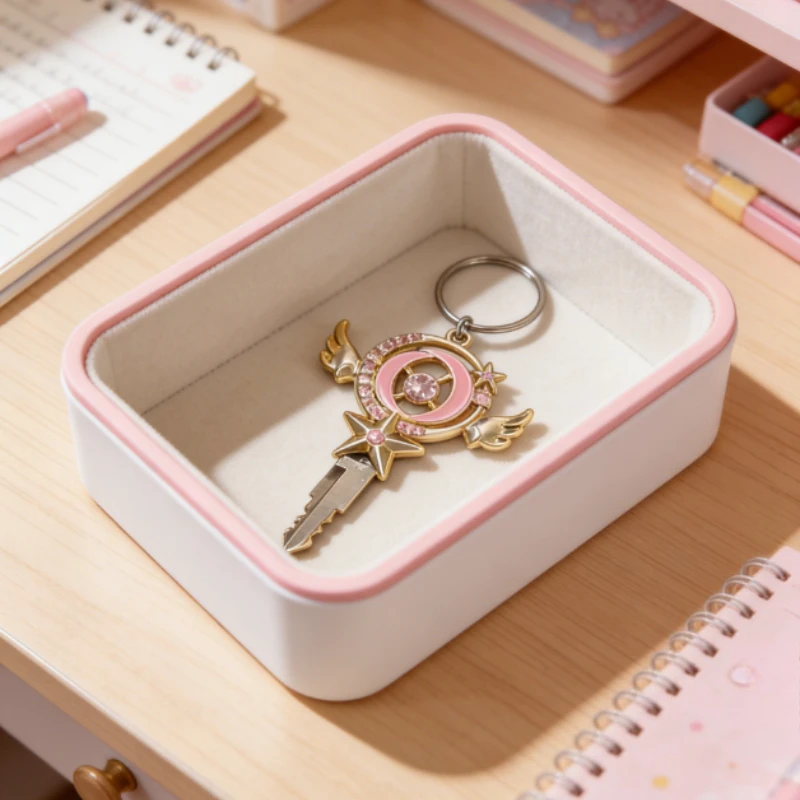 Cute Wand Head Key Accessory Diy Pink Hand Tools for Girls Key Decoration Novelty Gift Machine Parts Accessories Tools
