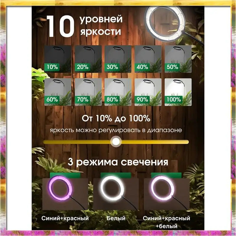 Top Deals Plant Light, Plant Growth Light, Adjustable Height And Angle, Suitable For Indoor Plants