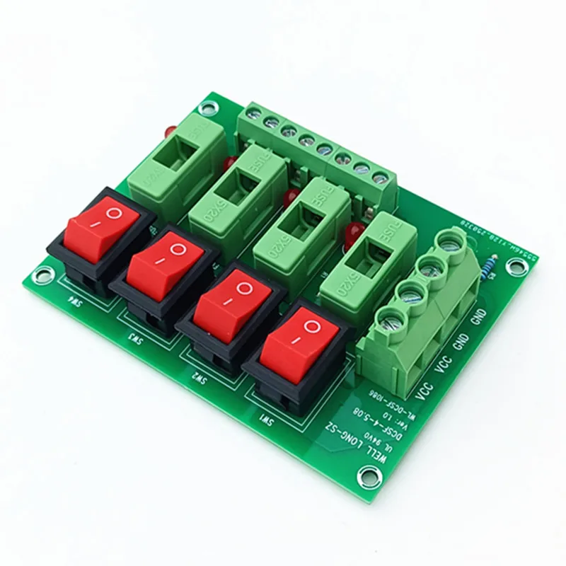 

4 Position Switch AC/DC Distribution Strip Module Fuse Splitter Board
