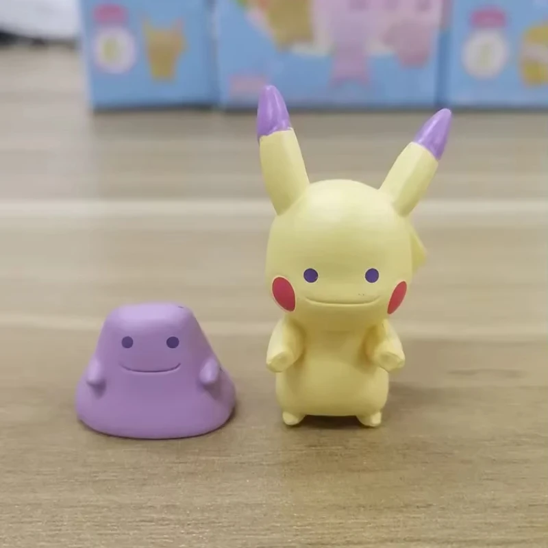 Gashapon Capsule Toy Japan Anime Figure Pikachu Pichu Ditto Igglybuff Collectible Table Ornaments Boys Gifts