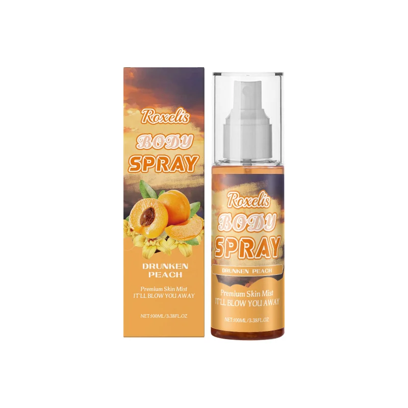 Peach Champagne Body Spray Long-lasting fresh fragrance, soft and lasting scent, multi-layered and elegant perfume
