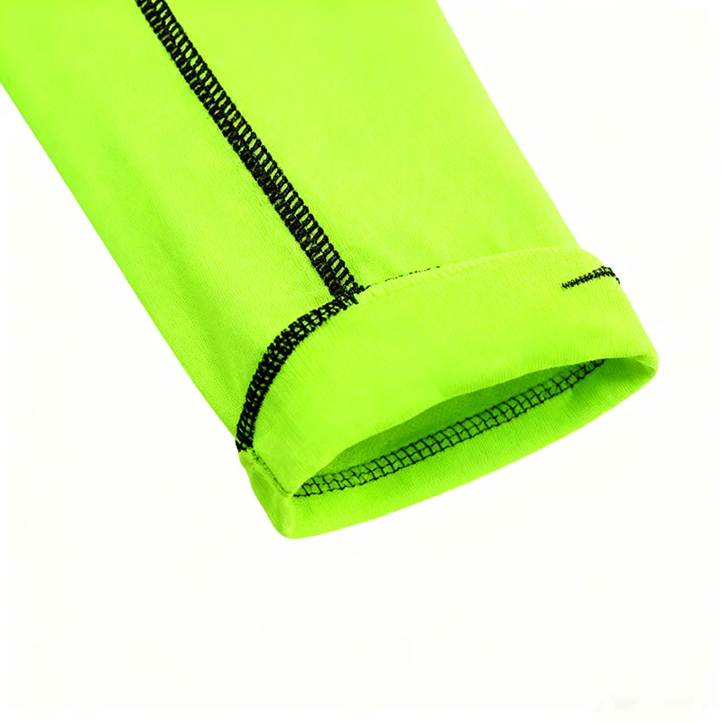 เสื้อแขนยาวรัดรูปพิมพ์ลายด้านหน้าและด้านหลัง สำหรับวิ่งออกกำลังกาย แห้งเร็ว ระบายอากาศดี เหมาะสำหรับการฝึกซ้อมและวิ่ง