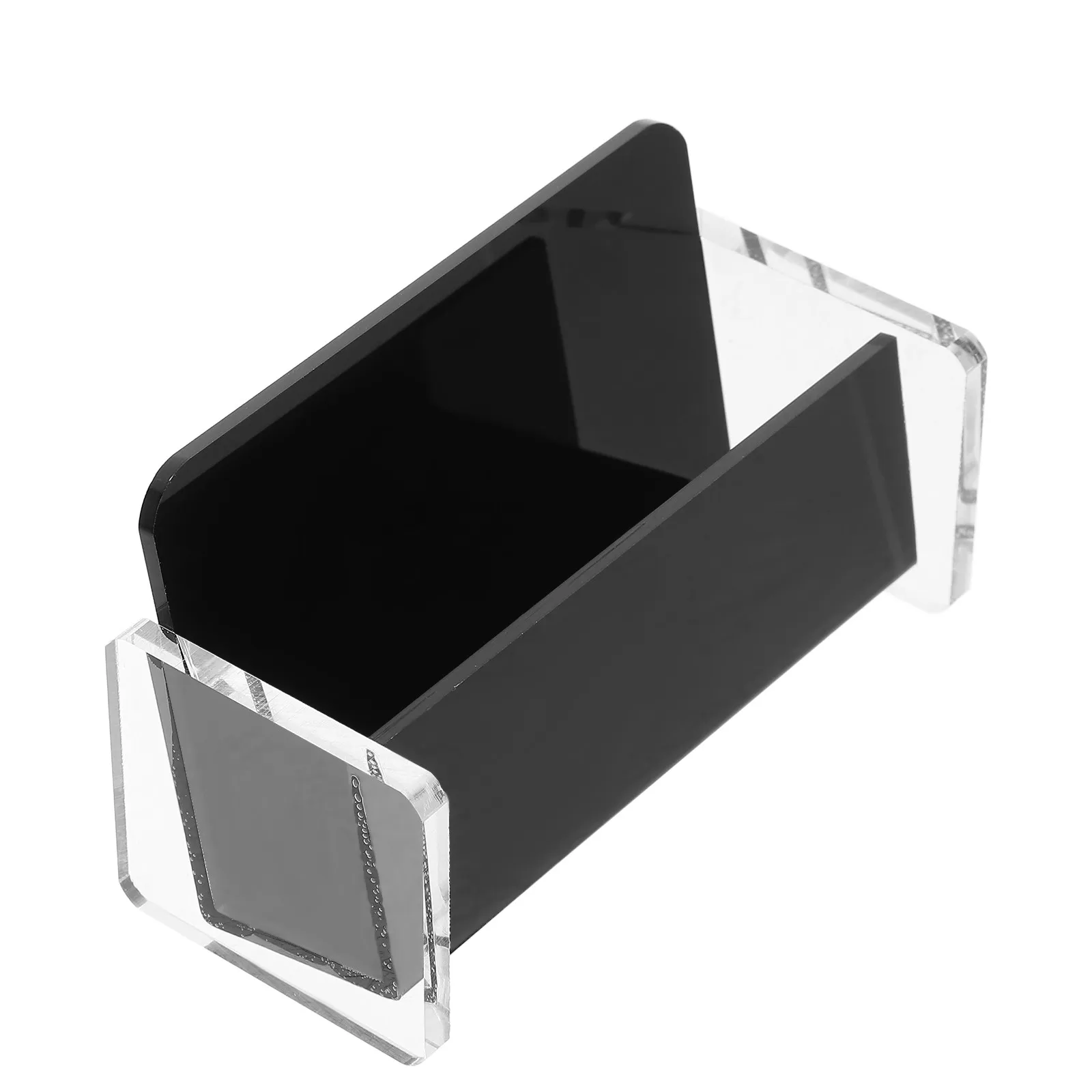 

Современная акриловая подставка для визиток, держатель для карточек на стол, для офиса, дома, выставок, органайзер для именных карточек, элегантный дизайн