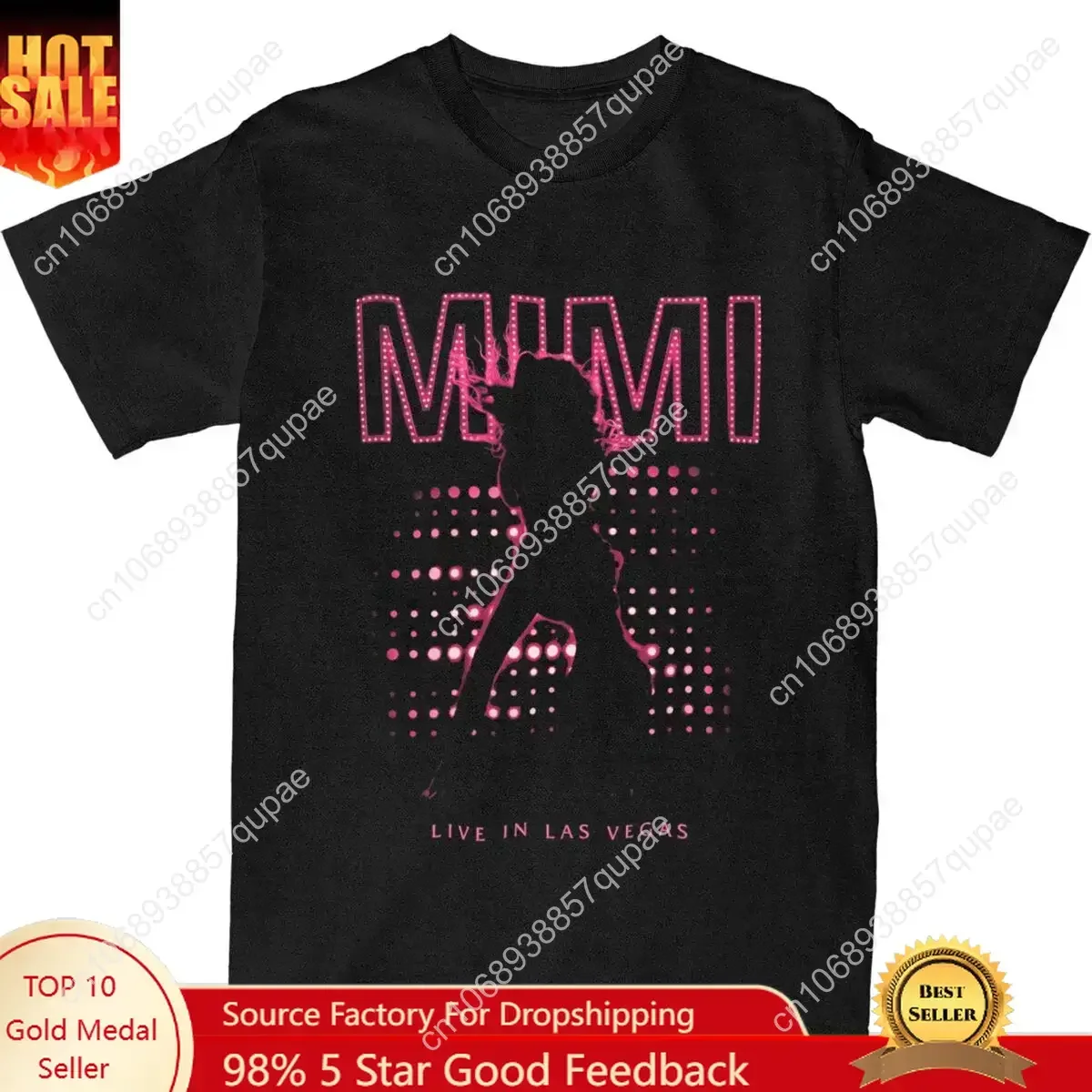 

Mariah Carey Mimi 2024 Tour Outfits T Shirt Apparel Fashion Pure Cotton Celebration of Mimi Merch T-Shirts For Fan Tee Clothes