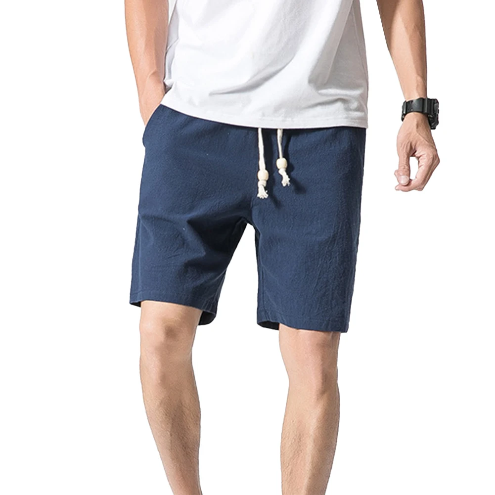 

Для весенних мероприятий Пляжные брюки для бега Спортивные серые удобные брюки из смеси хлопка и полиэстера с застежкой на шнурке