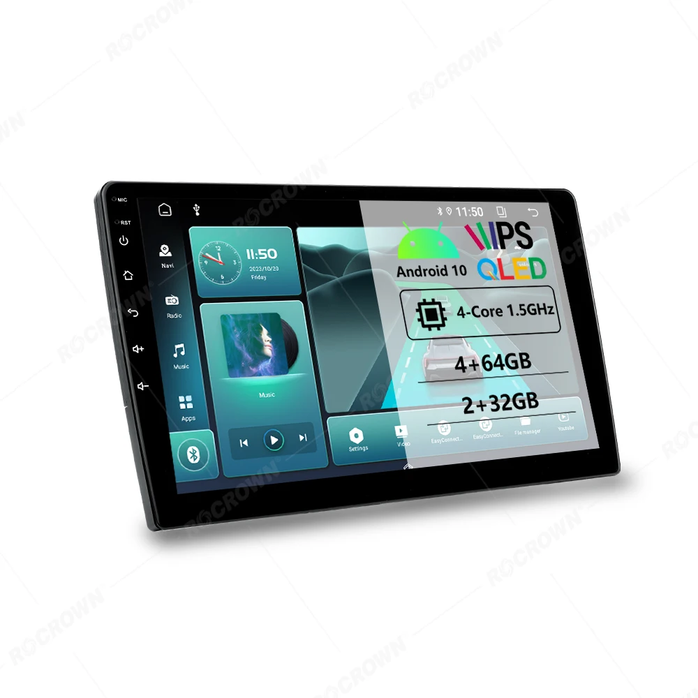

10.1inch Android 10.0 8 Core GPS Navigation Car Multimedia Radio System Player Universal USB Connected Dashboard Video Player