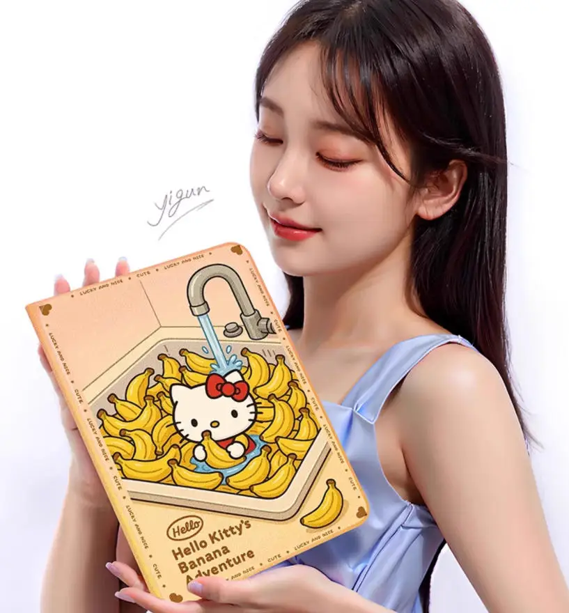 حافظة هالو كيتي لهاتف سامسونج جالاكسي تاب S7 S8 A9 S9 S10 S11 FE PLUS 11 12.4 13.1 بوصة غطاء لوحي A8 10.5in حافظة واقية