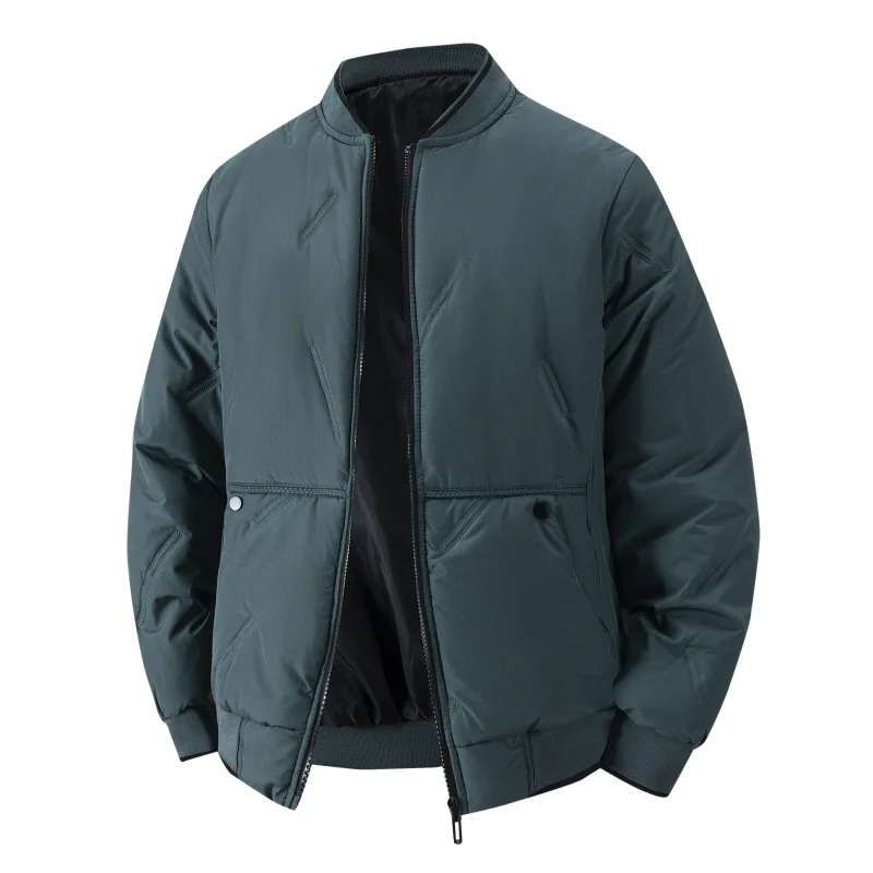 ملابس رجالية خارجية عالية الجودة رياضية ترفيهية مقاومة للرياح ملابس قطنية سميكة دافئة مريحة وعصرية ملابس بيسبول مقاومة للبرد