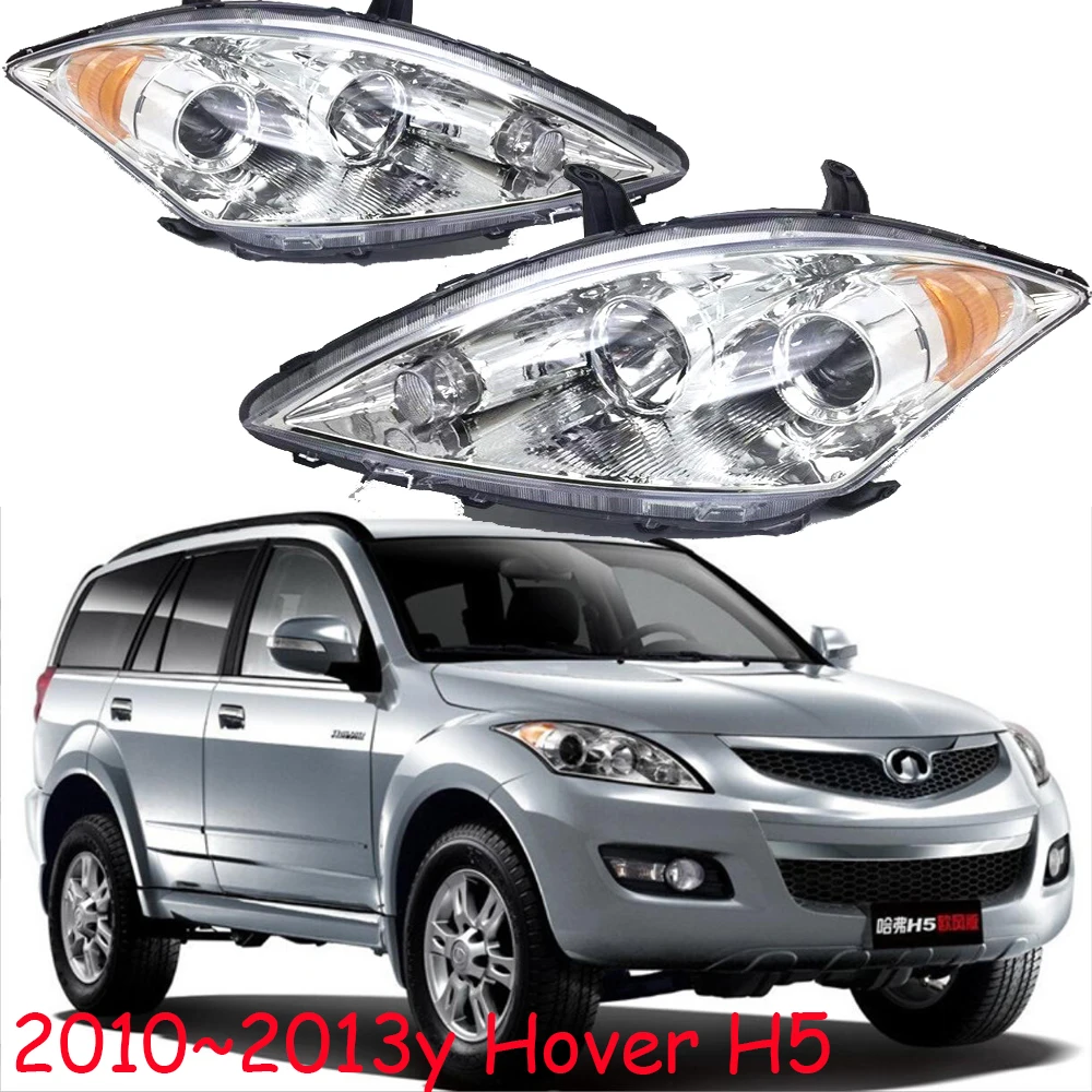 

1pcs car bumper haval headlamp Greatwall Hover H5 headlight 2010~2013y car accessories head lamp hover H5 fog lamp