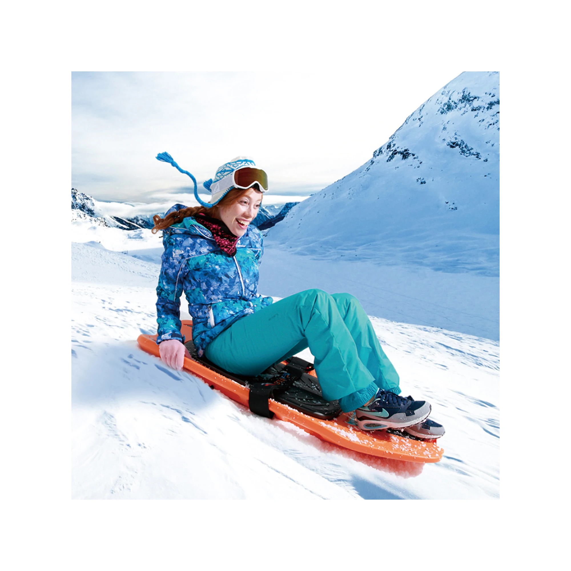 Winter sports adult multi-function board plastic snowboard