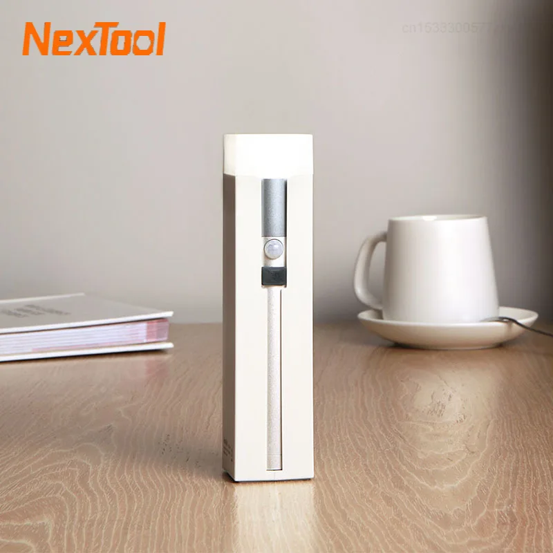 xiaomi nextool multi function inducao lanterna luz de emergencia lampada de mesa de parede iluminacao sensor smart home night lights 01