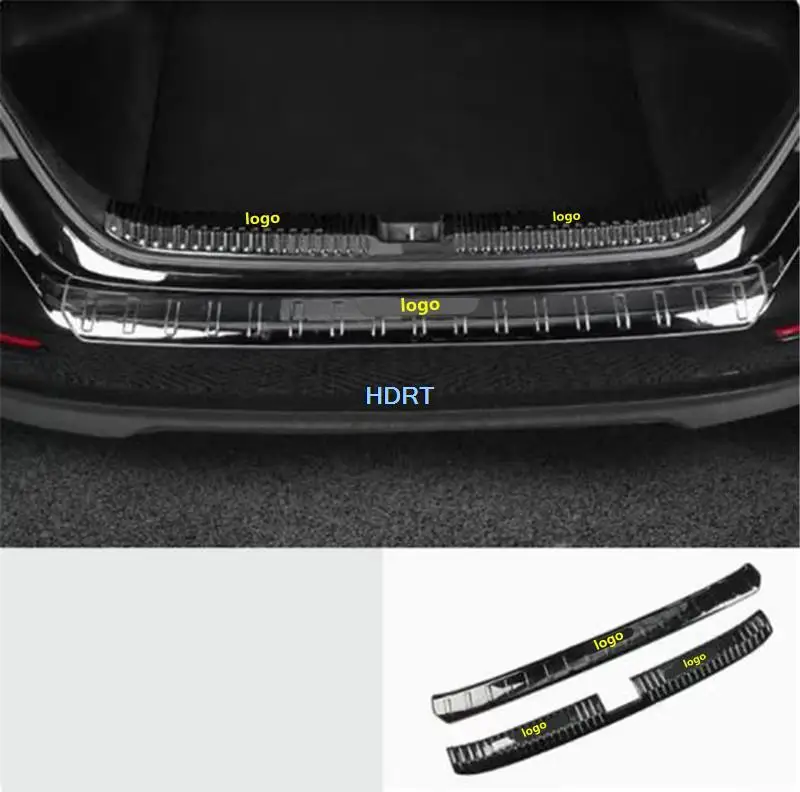

Fit For Honda Accord 11th 2023 + Rear Bumper Plate Trunk Guard Protector Decoration Accessories Exterior Sticker Cover Car Style