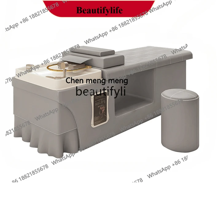 

X Hair Saloon Dedicated Shampoo Chair Thai Head Therapy Bed with Water Heater Fumigation Water Circulation