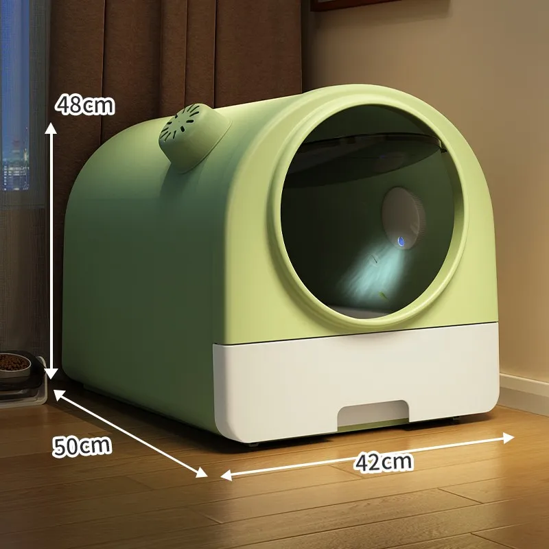 

Premium Cat Litter Box Basic Cat Toilet Enclosed Design Privacy Hood Waste Tracker Pet Essentials Rascadores Para Gatos Products