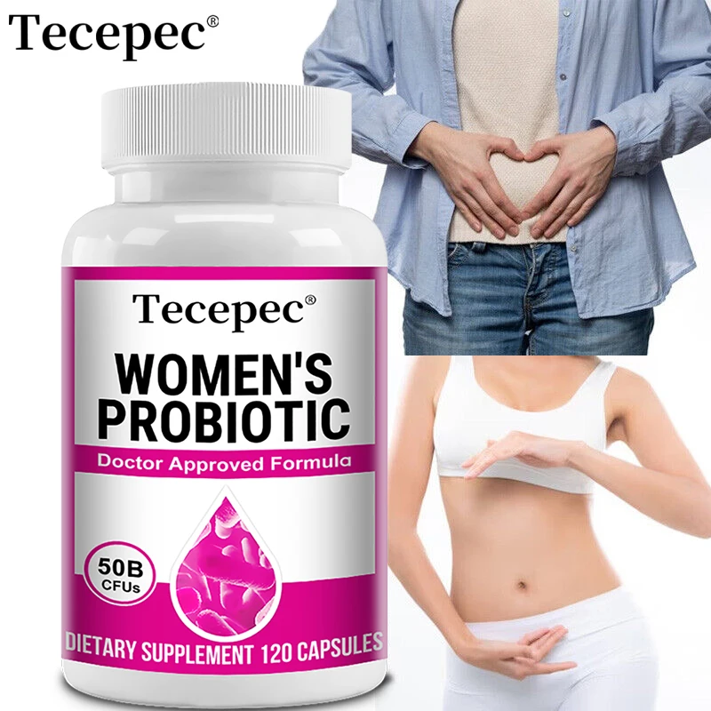 Women\'s Probiotic Supplement, Once Daily, 500 CFUs & Prebiotic Fiber, Supports Digestive, Immune, Vaginal & Urinary Health