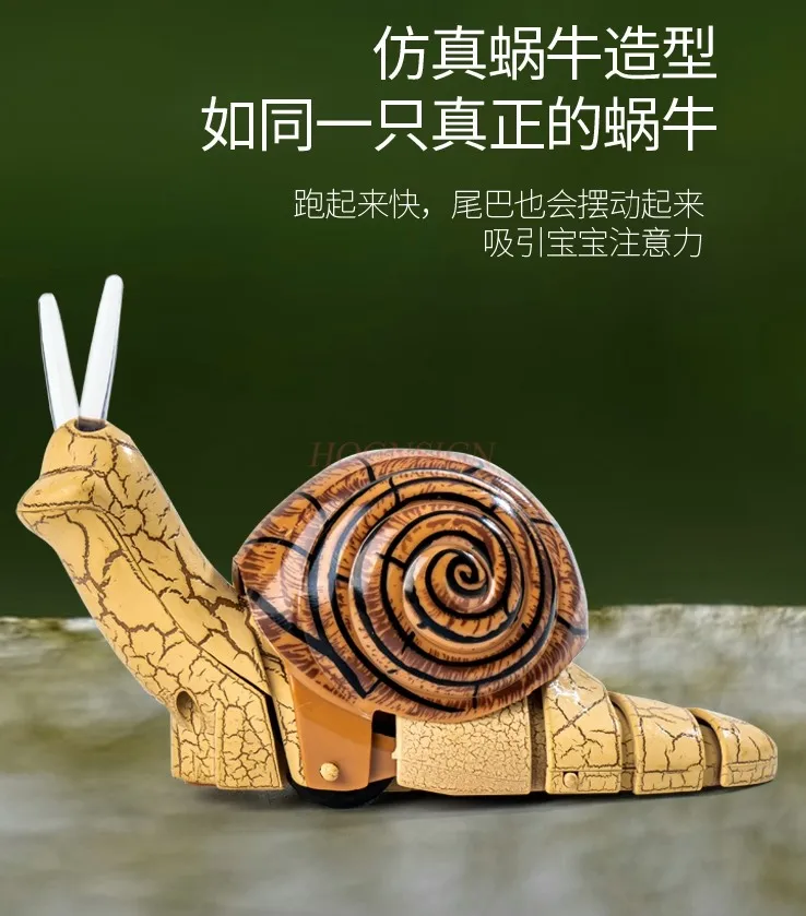 Remote Control Electric Snail Simulation Toy Model for Children Creative Boys and Girls Intelligent Moving Children's Toys