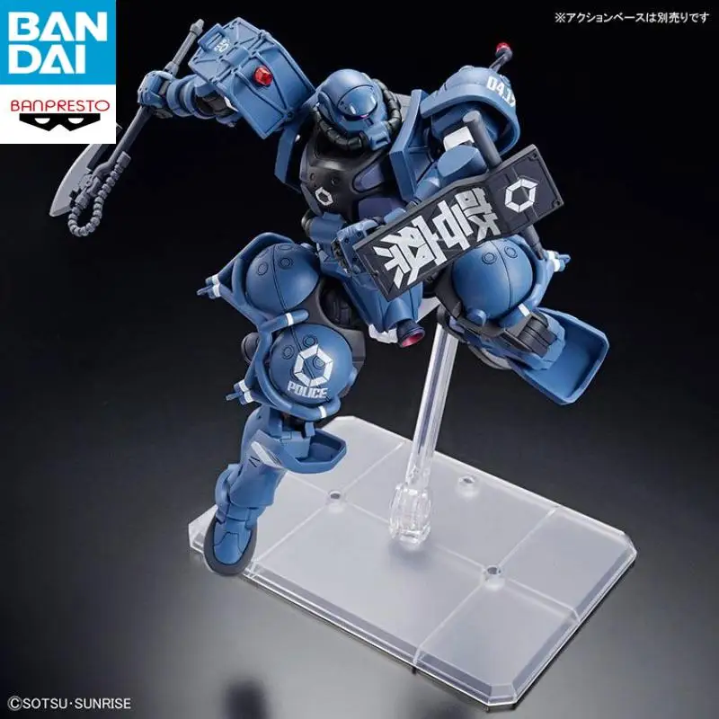 

Bandai Original Genuine GUNDAM HG GquuuuuuX MS-06-SSP POLICE ZAKU Anime Action Figures Toys Kids Gift Assembly Model Ornaments