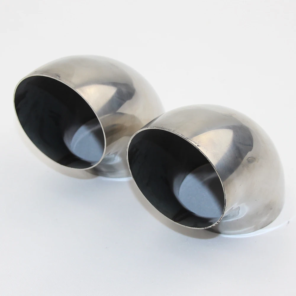 1PCS car accessories Automobile exhaust pipe muffler turns into stainless steel elbow 90 degree Angle pipe to reduce diameter