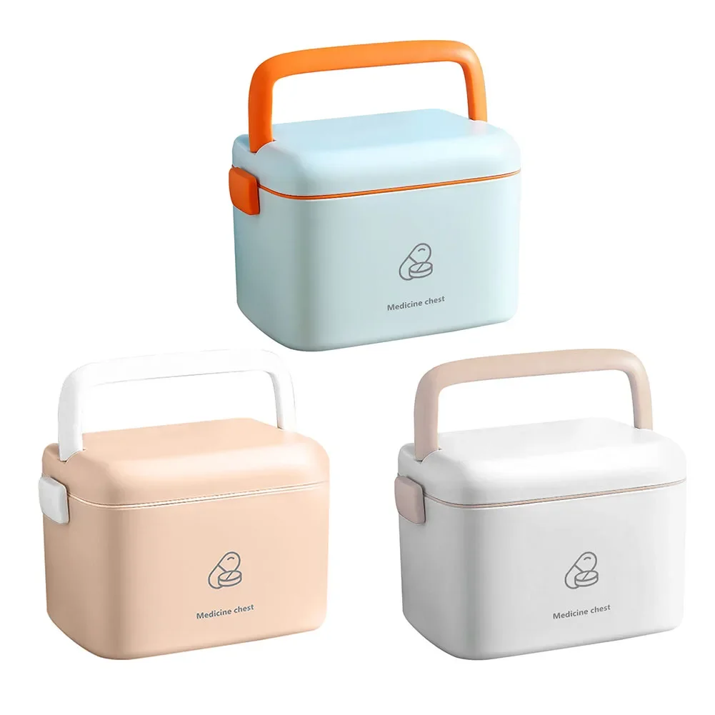 Aid Kit Pill Storage Containers Multilayer Household Storage Bin Large-Capacity Organizer Emergency  Box