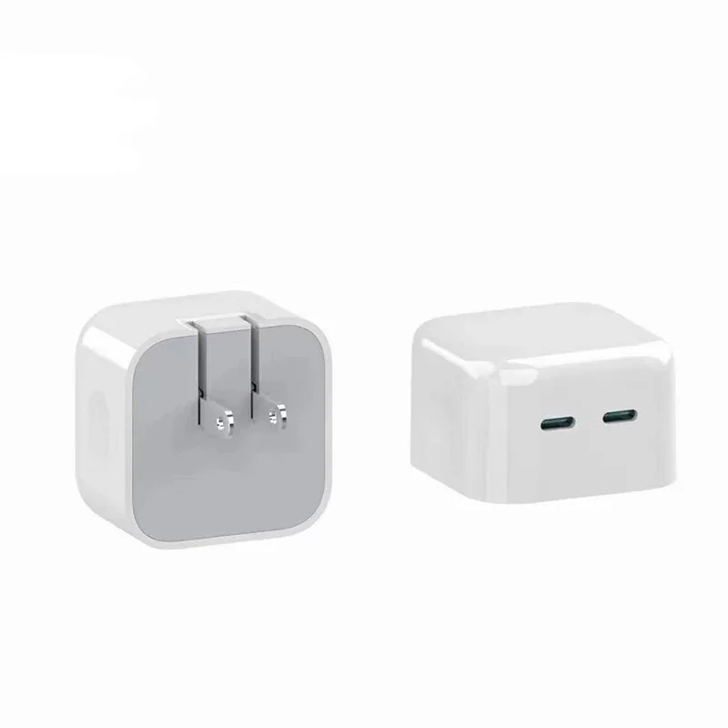 

PD35W Dual Type-C US EU UK Standard Fast Charger Head for Apple 14 Mobile Phone Power Adapter