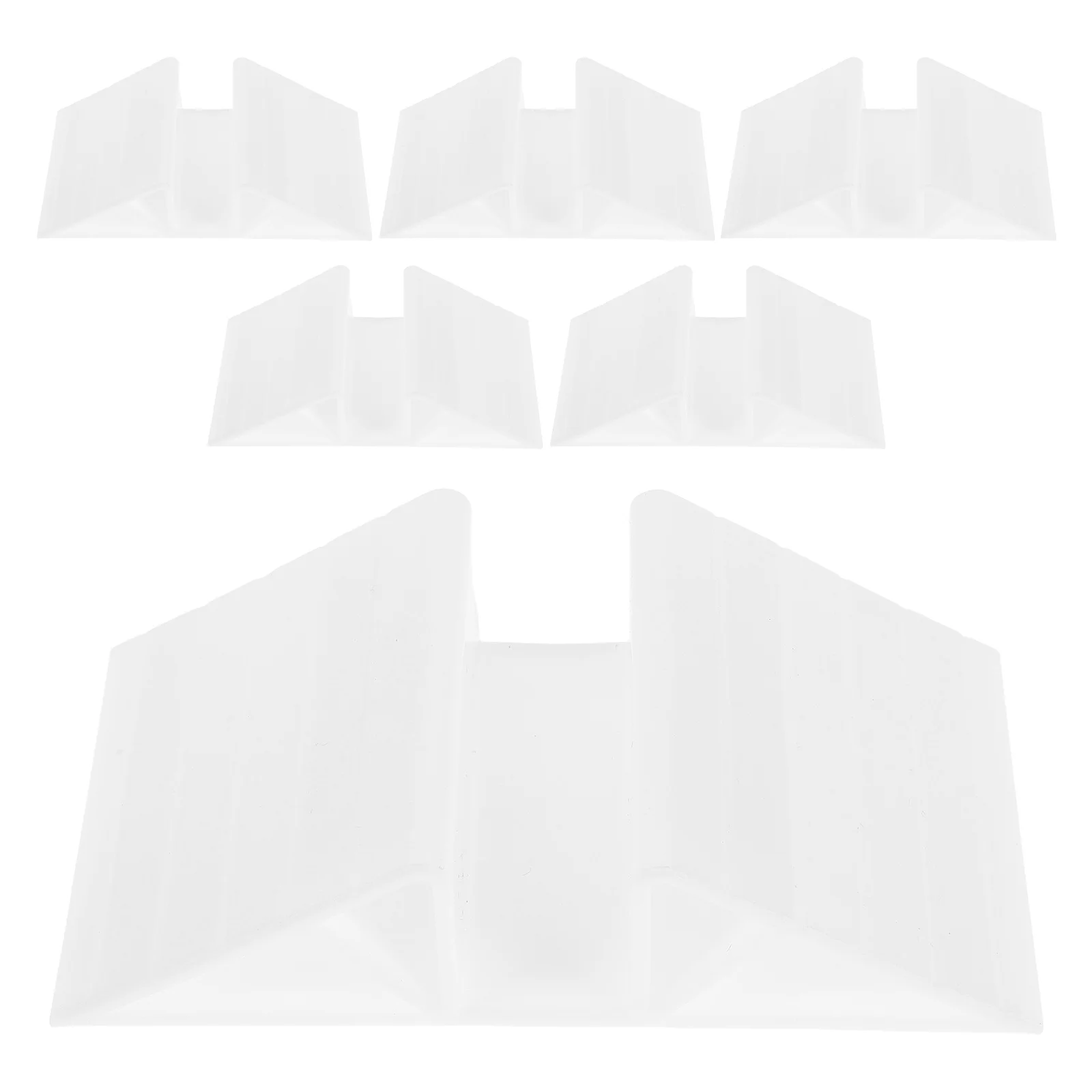 6 قطع من بوابات سلامة الأطفال: أخاديد تعزيز على شكل حرف U للمداخل الداخلي ودرج روضة الحيوانات الأليفة ملحقات الأجهزة المتينة رقم #6