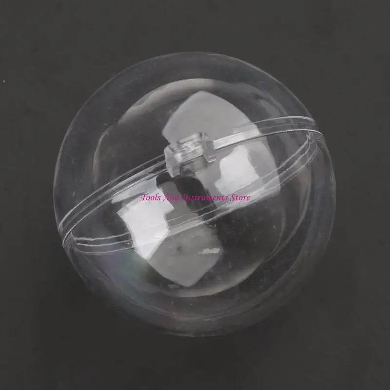 절묘한 명확한 맑은 달리기 매달려 중공 드롭 볼 웨딩 파티 장식품 dia 12cm c7ac
