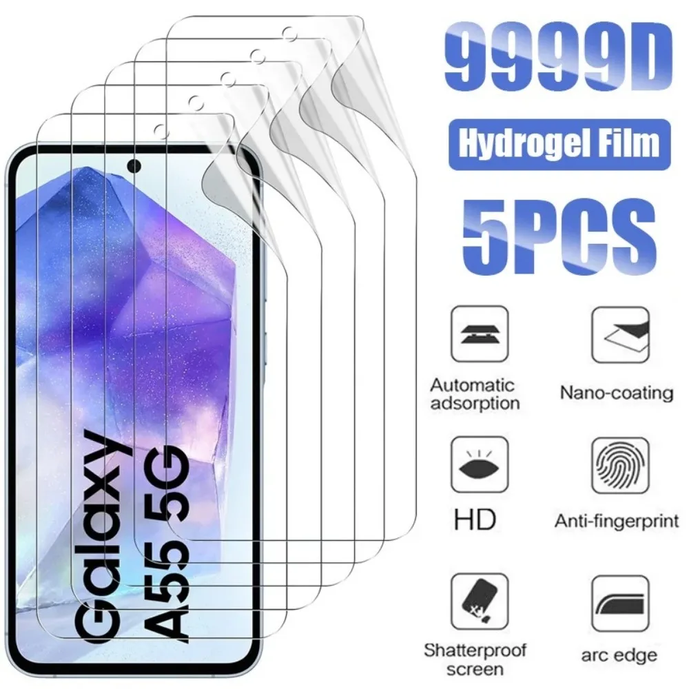 

Гидрогелевая пленка с полным покрытием для Samsung Galaxy A51 A71 A52 A72 A53 A73 A54 A55 Защитная пленка для экрана Samsung A12 A02S A22 A32 5G