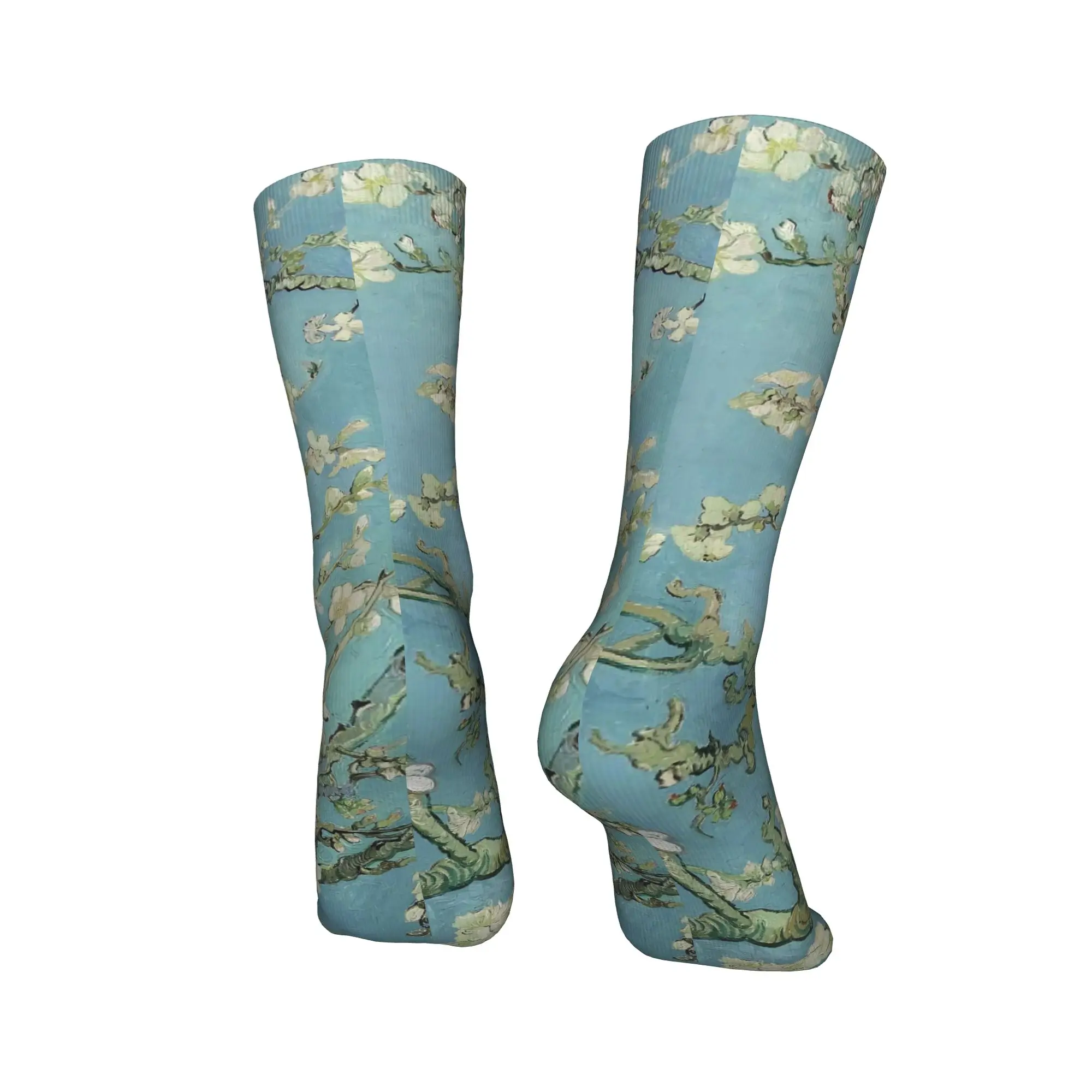 Herrensocken, Van-Gogh-Stil, Poster, Strümpfe, rutschfest, mittelweich, Socken, Herbst, Vintage-Design, Klettersocken