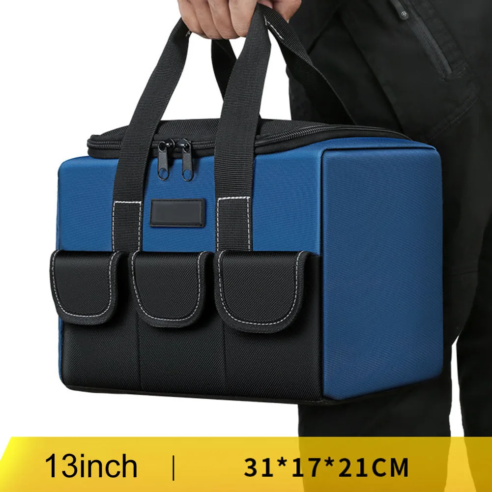 

Carpentry Tool Bag Electrician Bag For Tool Organization Multi-Pocket Tool Storage Scratch-Resistant Electrician Bag