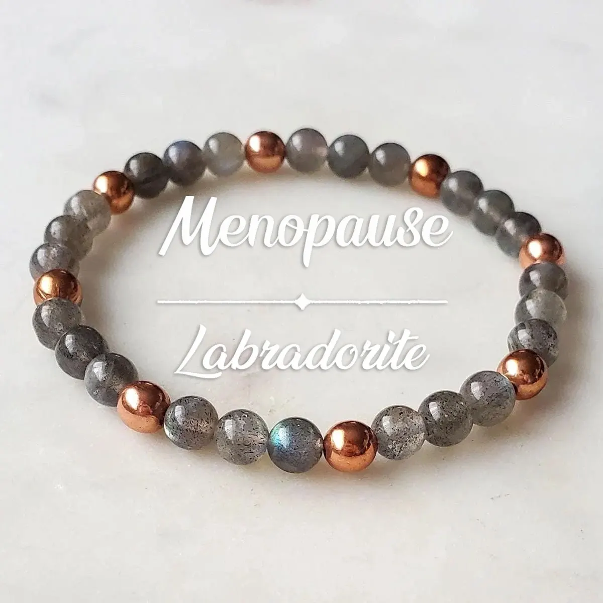 1pc Natural stone feldspar bead bracelet, Bohemian elastic rope jewelry, helps maintain emotional balance, unisex wrist jewelry