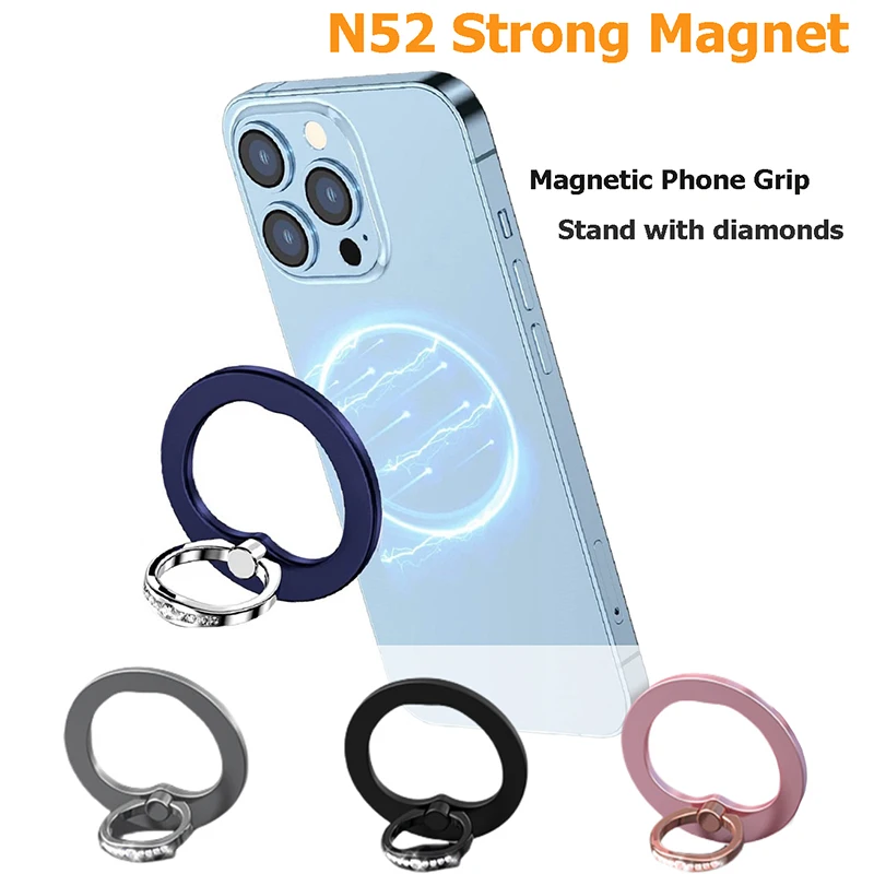 

360° Magnetic Phone Ring Holder for iPhone 12 13 14 15 Magnet Phone Stand Grip Mount Smartphone Accessories Finger Ring Holder