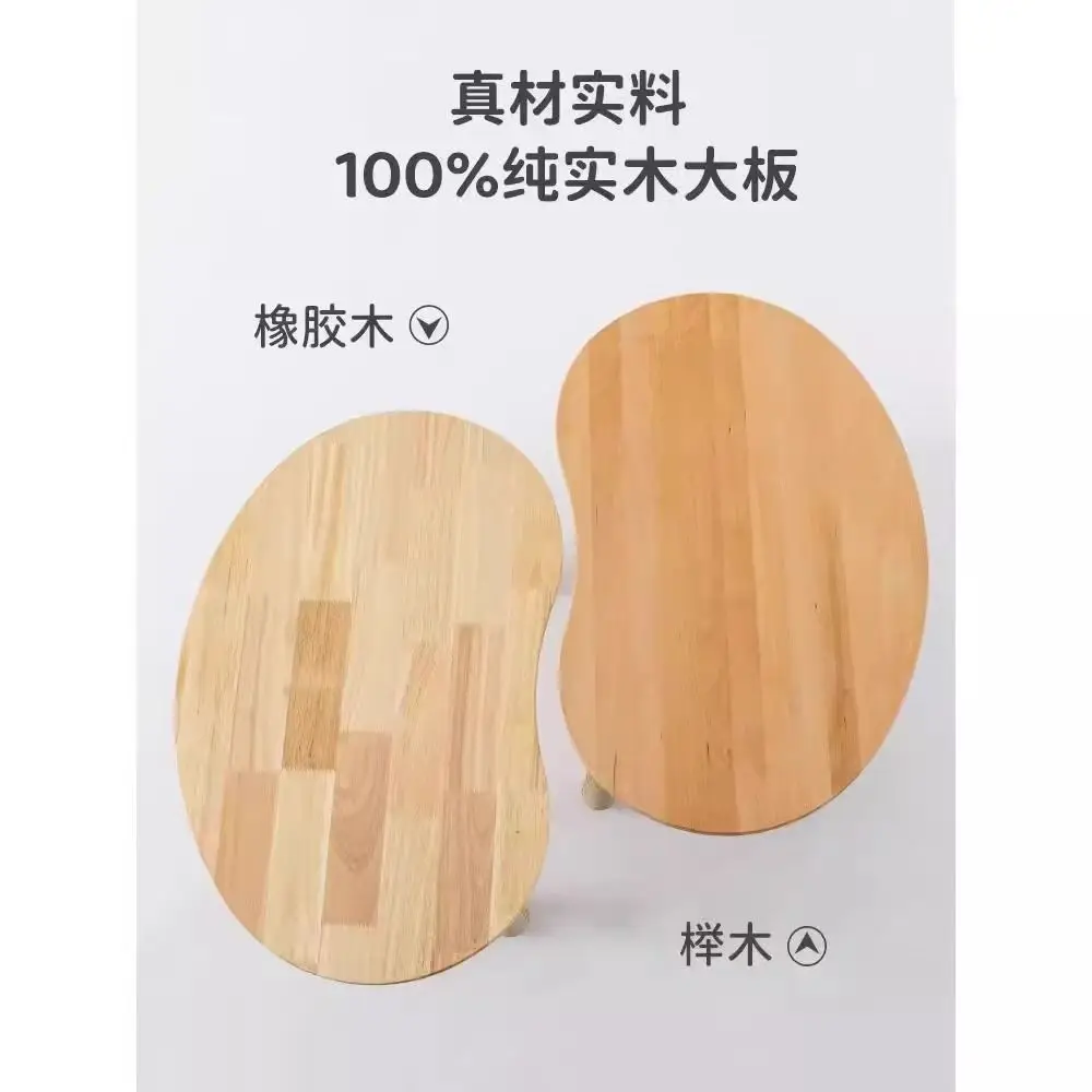Customizable Wholesale Smurf Solid Wood Children's Peanut Table Baby Lifting Nursing Early Education Lifting Table and Chair Set - view 6
