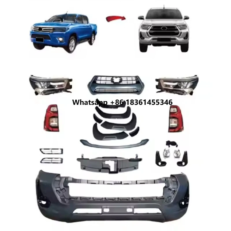 

High Quality Car Bumpers Upgrade Body Kit For Hilux Revo 2016+ To 2023 Body Kit
