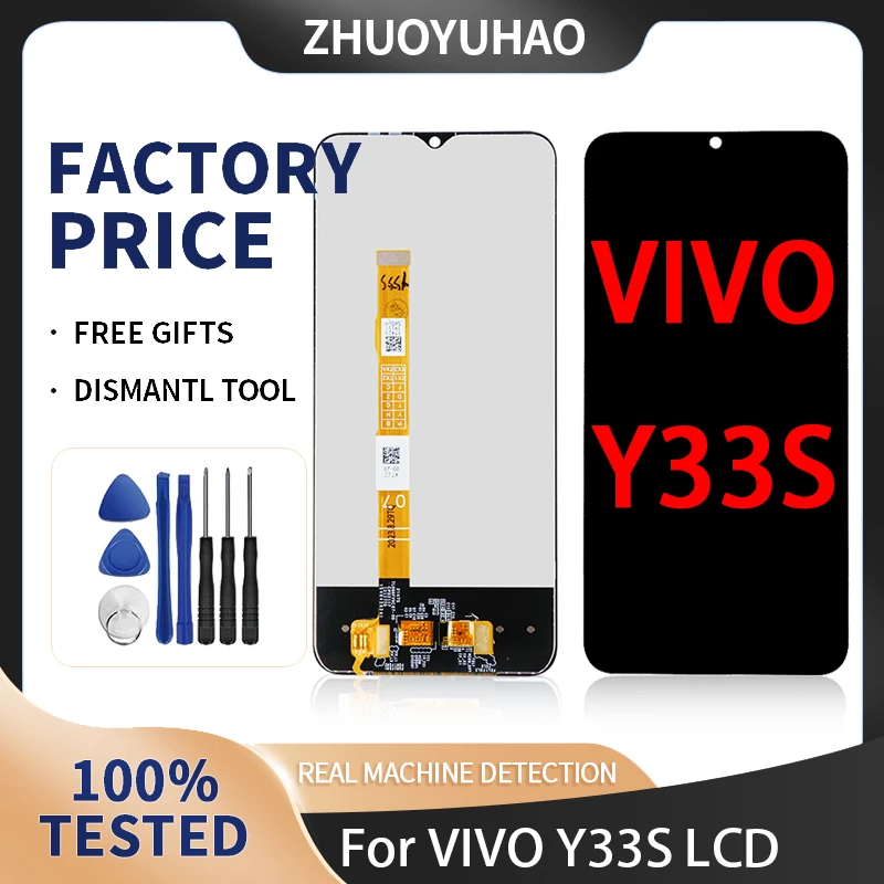 6.58\'\' LCD Display For VIVO Y33s LCD Replacement Display Touch Screen  For VIVO Y35/Y33s LCD Screen Digitizer Assembly