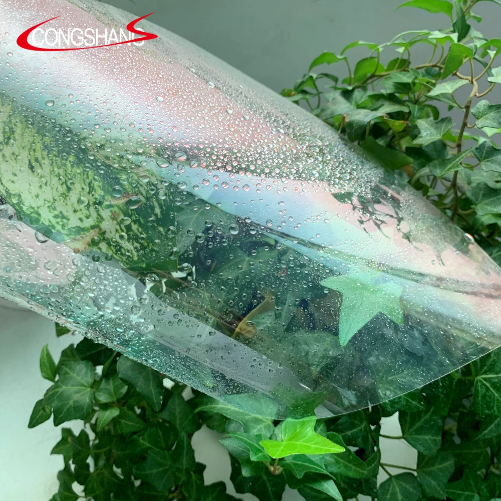 Pôr do sol queima céu vermelho camaleão matiz filme para janela do carro rosa 80% nano cerâmica solar colorido azul camaleão matiz