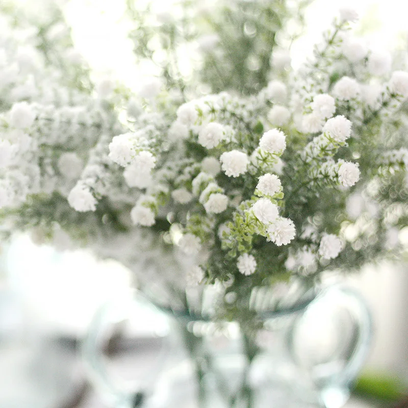 Artificial Gypsophila Baby Breath Fake Silk Babysbreath Flowers Plant for Home Wedding Party Decoration Products