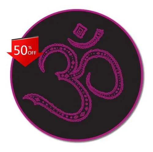 

Om Circle Black Cool Boat Bumper Truck Walls Waterproof Vinyl Decal Accessory Aesthetic Funny Trendy Unique Retro