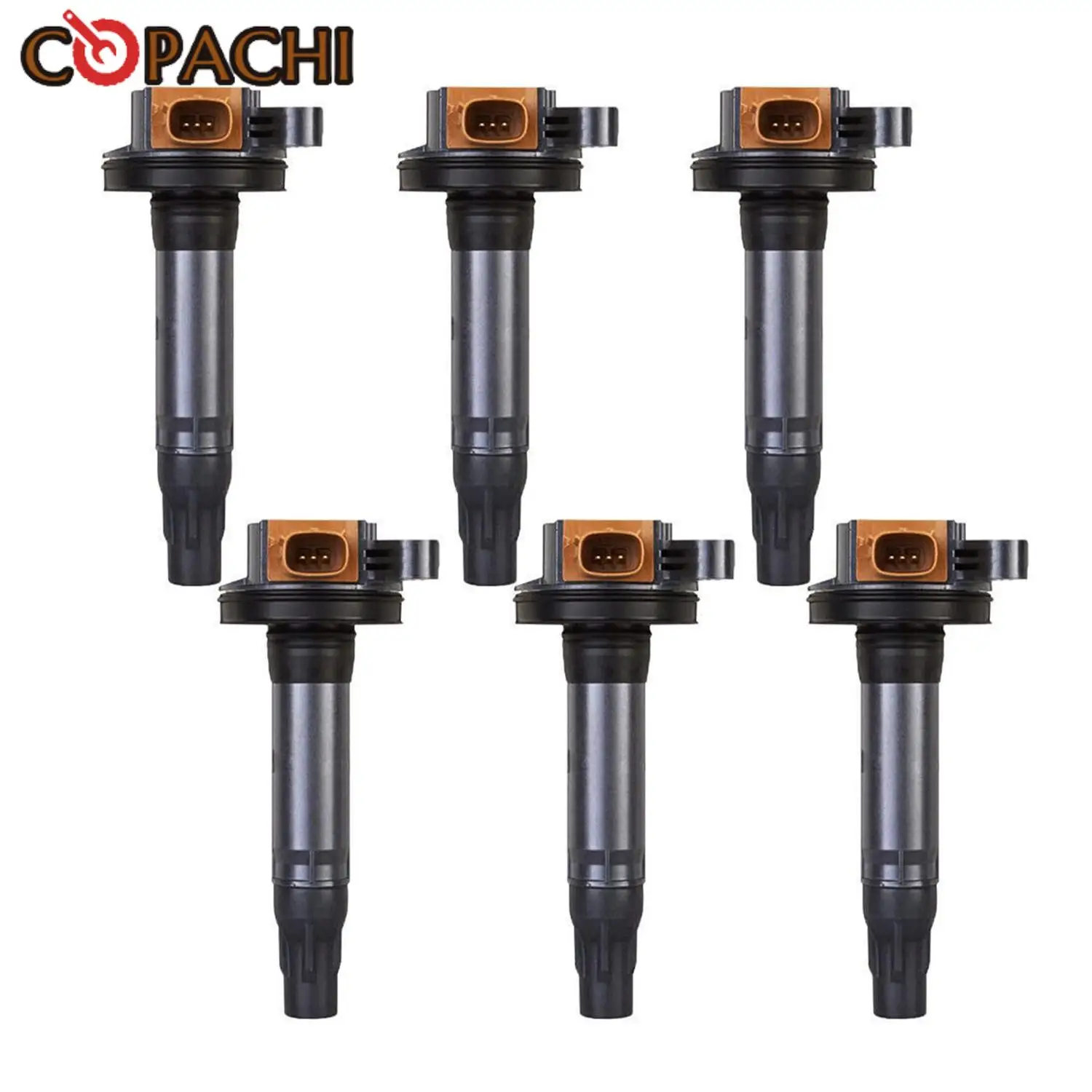 

6PCS Ignition Coil DG549 IC749 2505-484814 BL3Z-12029-C UF-646 E1146 673-6300 5C1871 for Ford Lincoln 3.5L BL3Z-12029-C (5708)