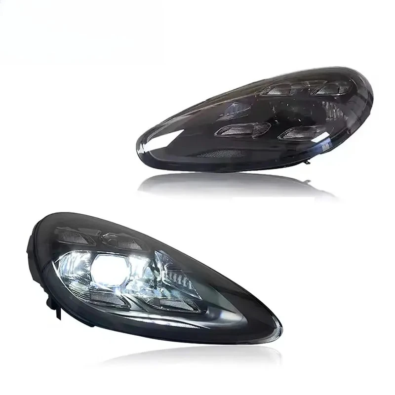 System oświetlenia samochodowego SJC, modernizacja reflektorów LED do stylu Matrix PDLS 2023 dla Porsche Cayenne 958.1 958.2, reflektory LED.