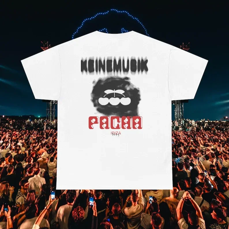 Authentic New Keinemusik 2026 Summer Cotton T-Shirt Comfortable High-Quality in Y2K Style Men's Clothing Women's T Shirt