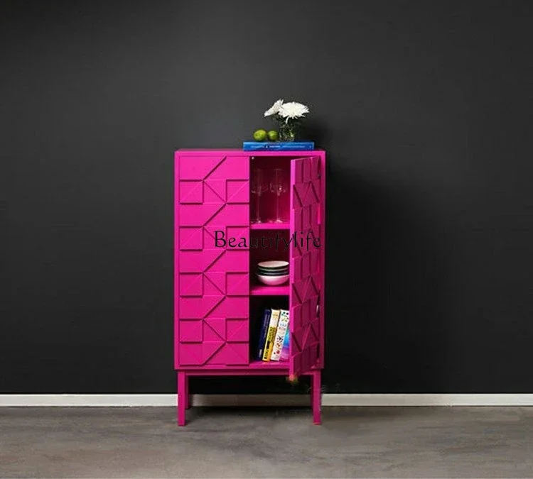 Italian Creative Shoe Cabinet Living Room Bedroom Locker Color Entrance Shoe Cabinet