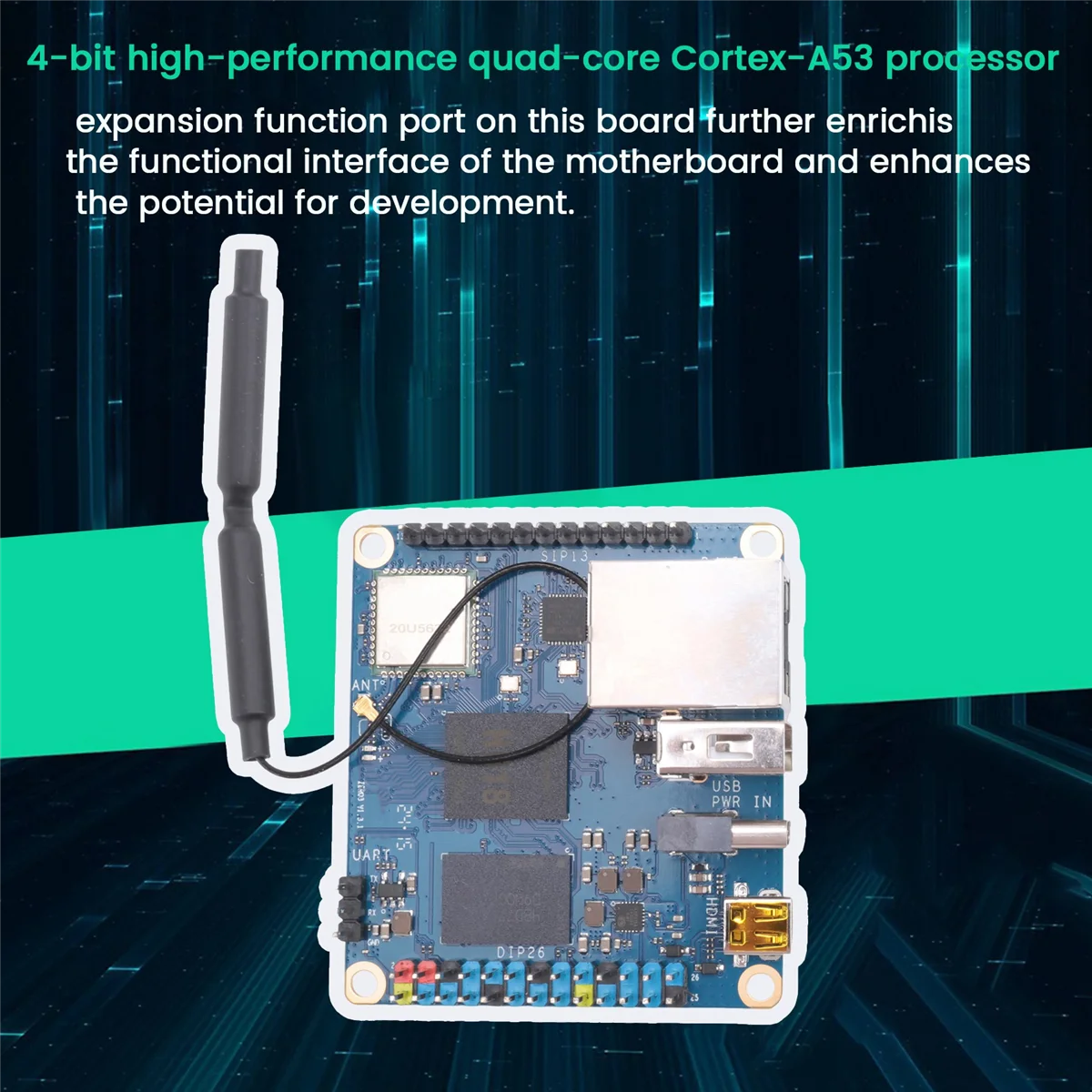 

Одноплатный компьютер CEA для Zero 3, 4 ГБ ОЗУ, чип Allwinner H618, Wi-Fi, LPDDR4, гигабитная плата Zero 3, 4 ГБ, макетная плата